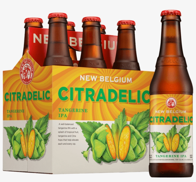 Citradelic Tangerine Ipa, 6 Pack Bottle - New Belgium Atomic Pumpkin, transparent png download