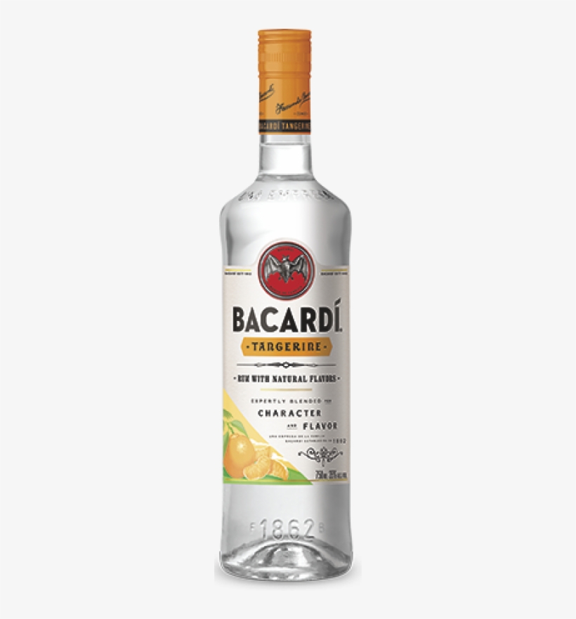 Bacardí Tangerine 750ml - Bacardi Coconut Rum, transparent png download