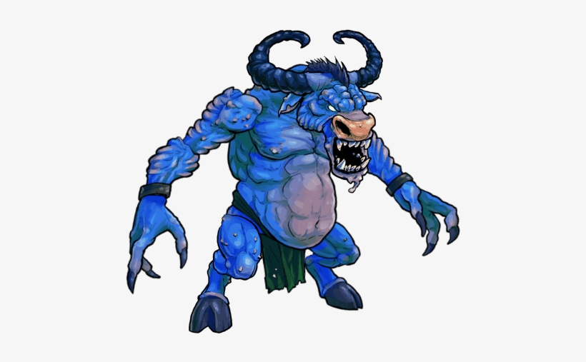 Bulldozer - Mutants Genetic Gladiators Minotaur, transparent png download