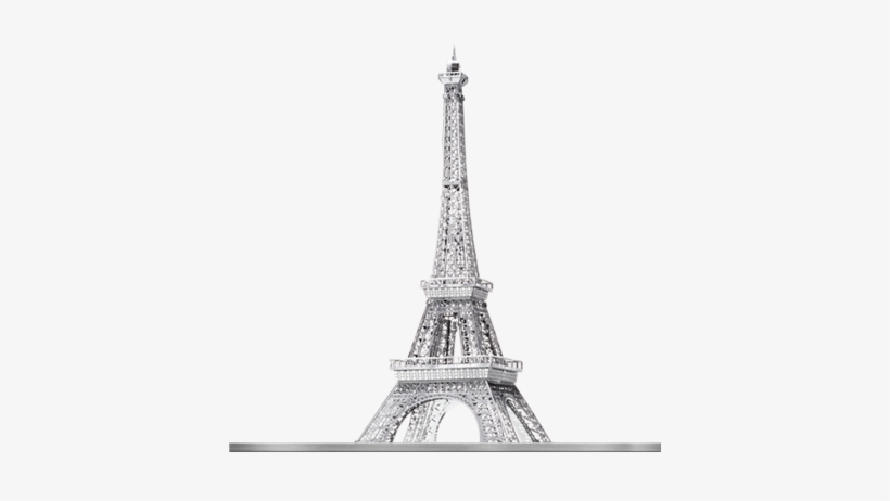 Drawn Eiffel Tower Historical Monument - Fascinations Metal Earth 3d Iconx Laser Cut Model Eiffel, transparent png download