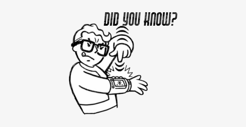 Vault Boy Did You Know 1 - Cartoon, transparent png download