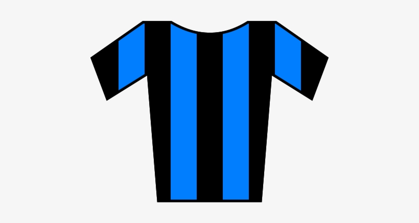 Soccer Jersey Azure-black - Jersey, transparent png download