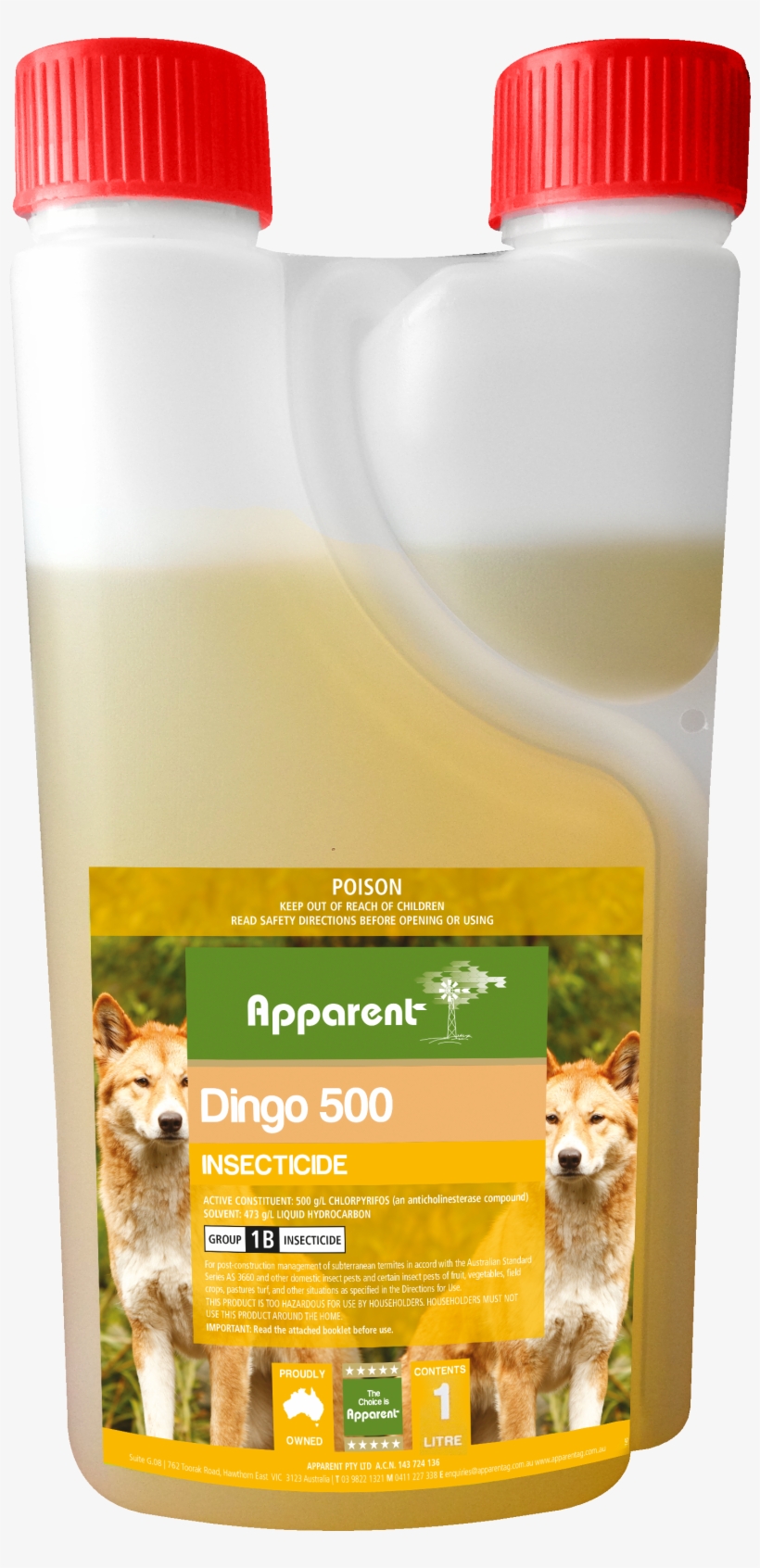 In Stock - Apparent Dingo Chlorpyrifos 500, transparent png download