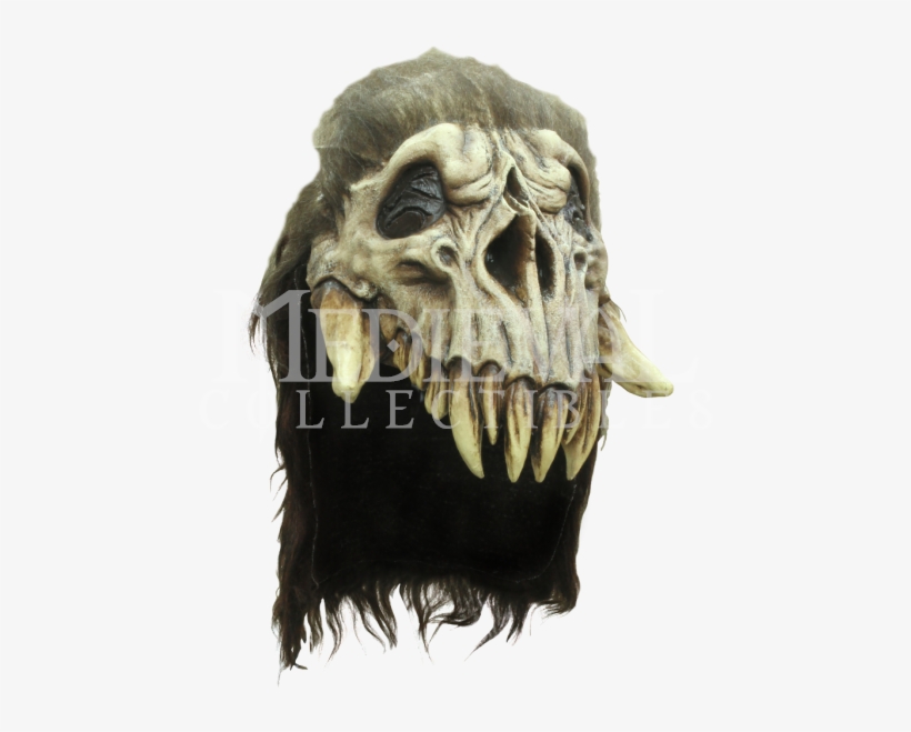 Monster Skull Head Mask - Monster Skull Mask Headpiece, transparent png download