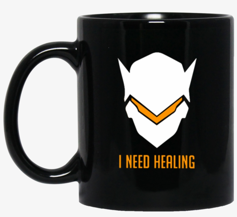 I Need Healing Genji Mask Genji Face Overwatch Icon - Princess Are Born In July, transparent png download