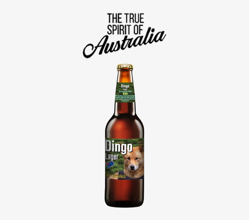 Dingo Lager Beer Bottle - Beer, transparent png download