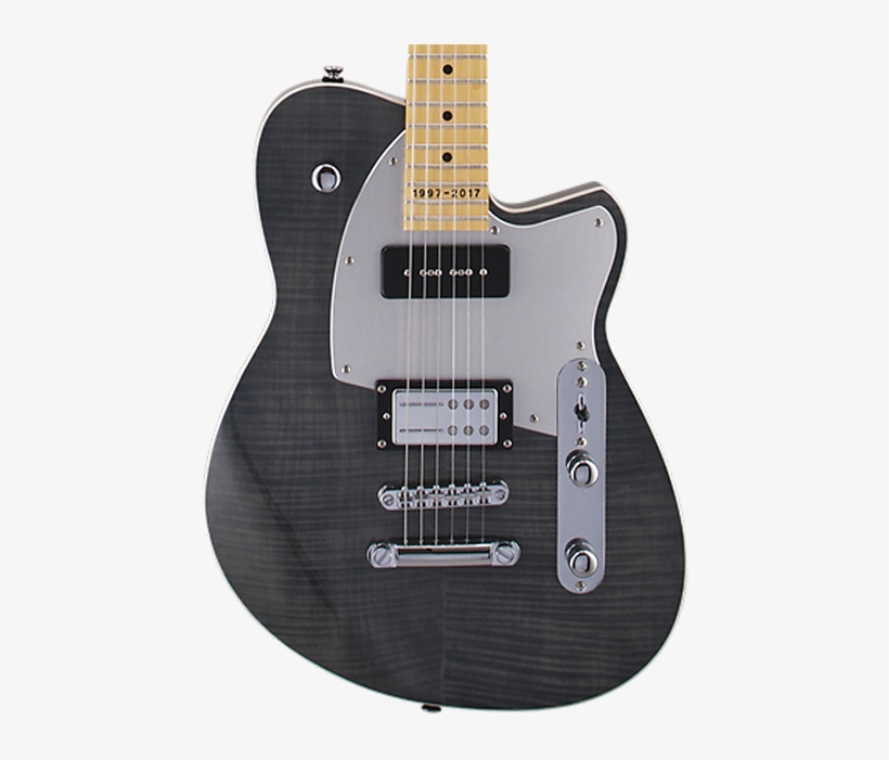 11% Price Drop - Reverend Double Agent Og 20th Anniversary Black Flame, transparent png download