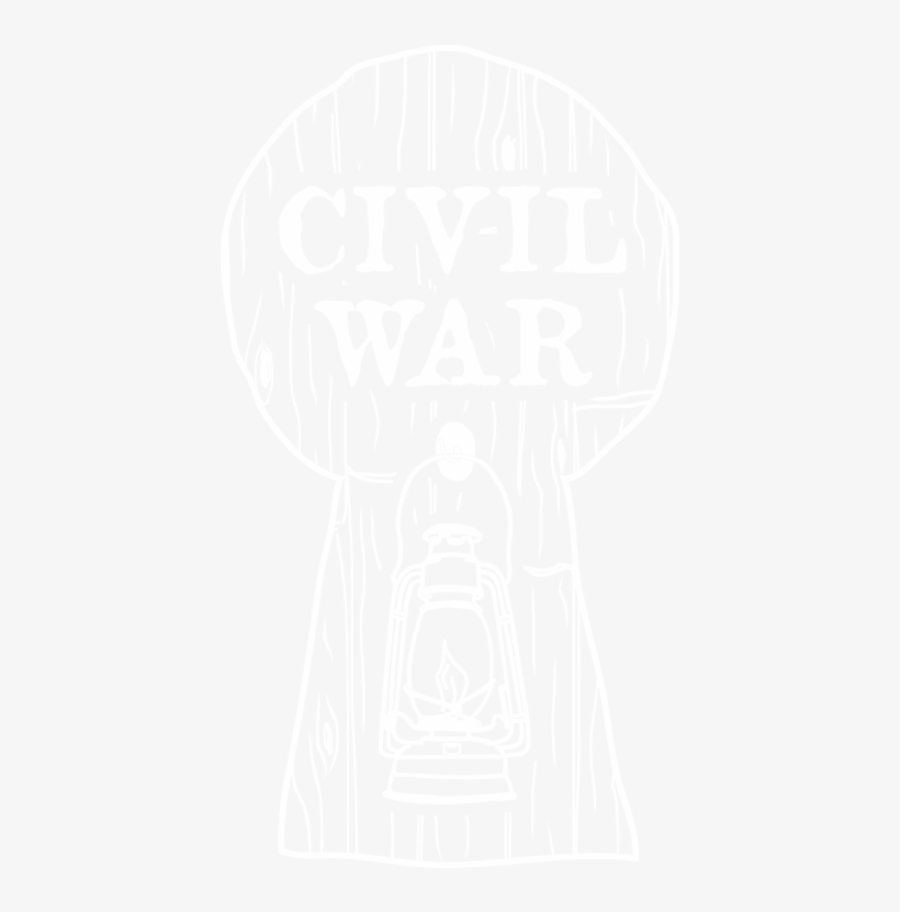 Civil War Escape Room Logo At Get Out Omaha - Twitter White Icon Png, transparent png download