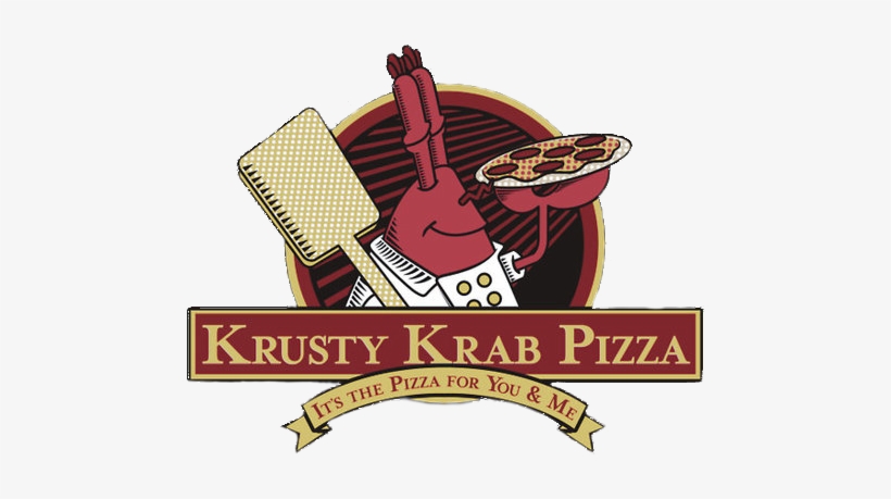 Serving "krusty Krab Pizza" - Krusty Krab Pizza Logo, transparent png download