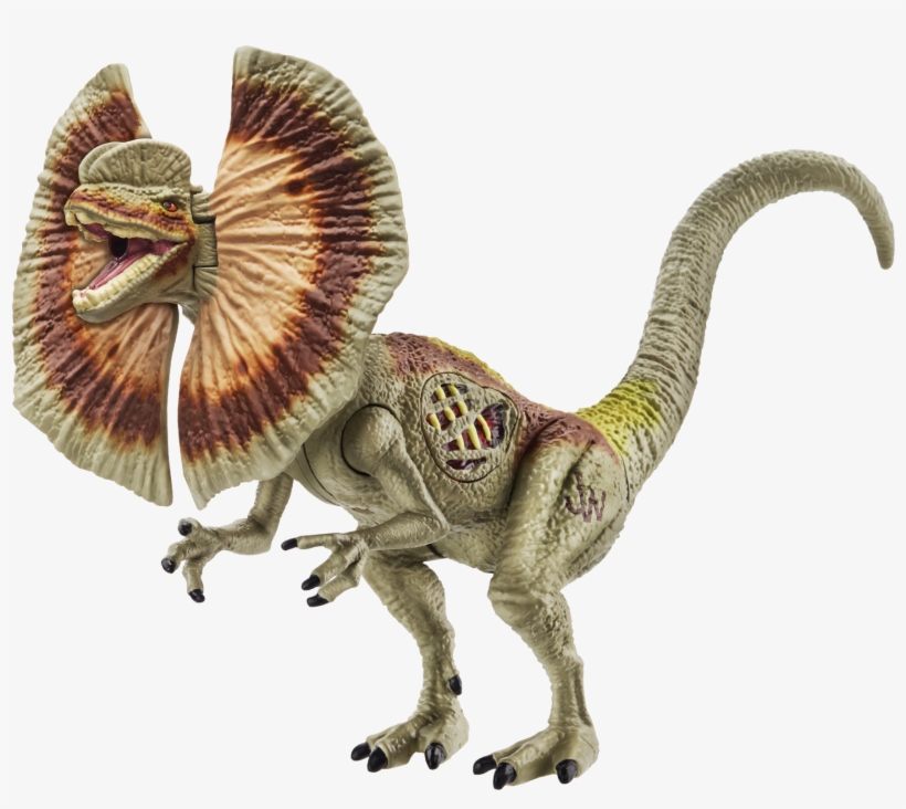Jurasisc World Lights & Sounds Figure Dilophosaurus, transparent png download