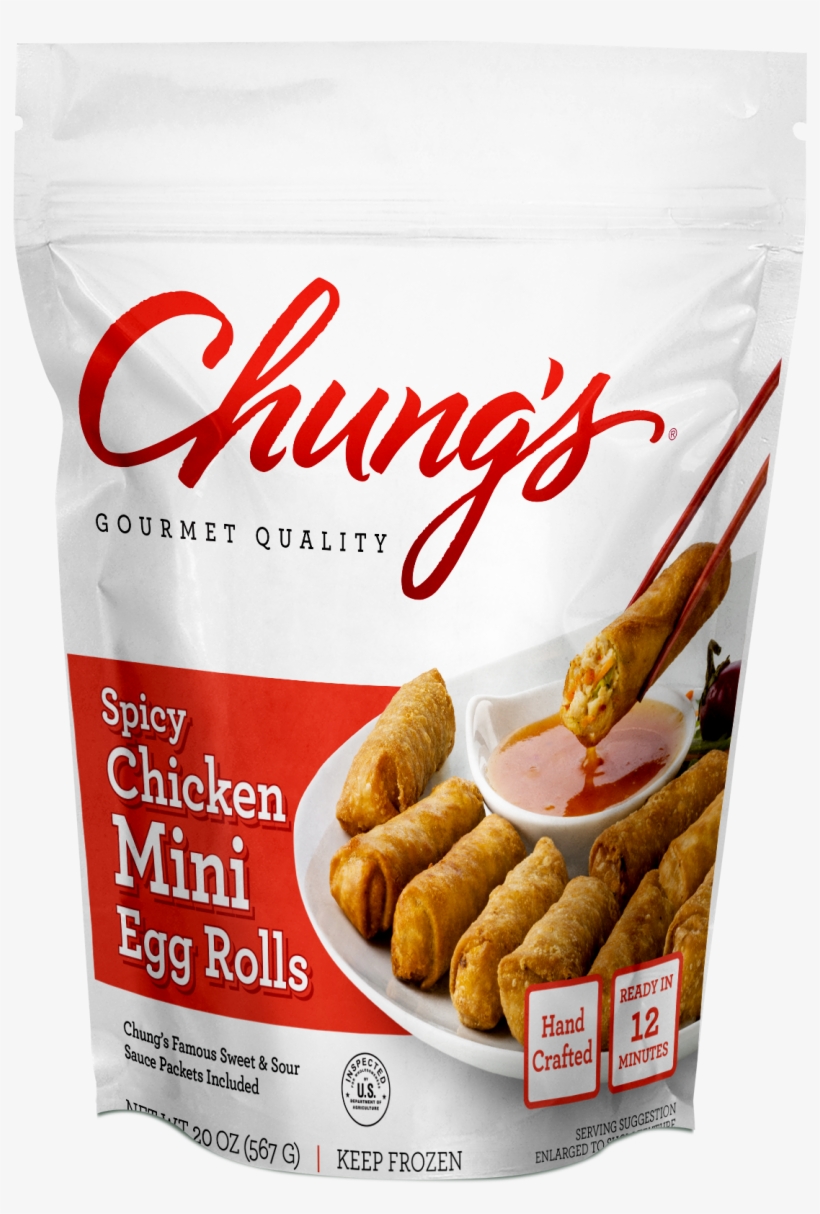 Chungs Egg Rolls, Shrimp - 4 Egg Rolls, 12 Oz, transparent png download