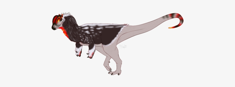 By Fraizer On @saint-nevermore - Dilophosaurus A Dinosaur A Day, transparent png download