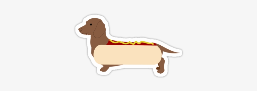 If You Like A Design But Want A Different Background - Weiner Dog Stickers, transparent png download
