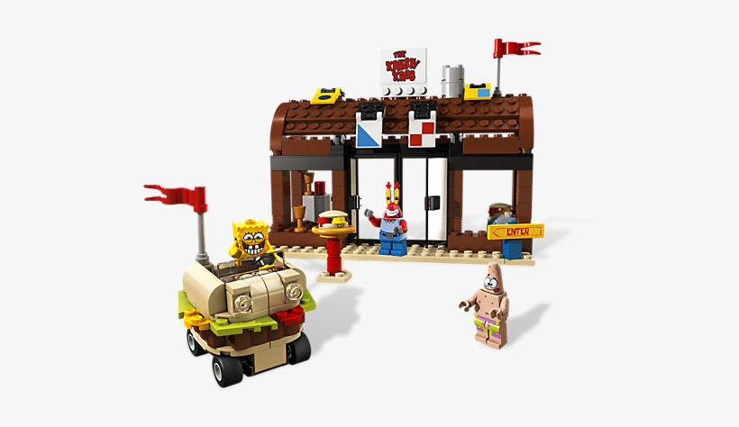 Drive The Patty Wagon To The All-new Krusty Krab - Lego The Krusty Krab, transparent png download