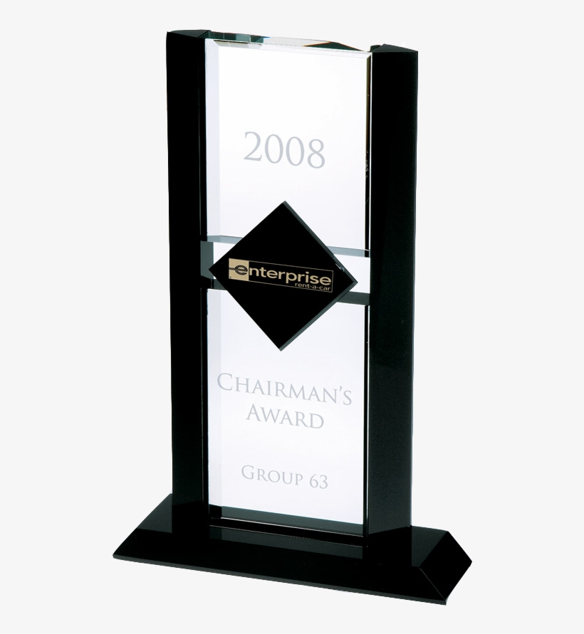For Or Work Directly With Our Custom Trophy Design - Flair Ebony Diamond Optical Crystal Award, transparent png download