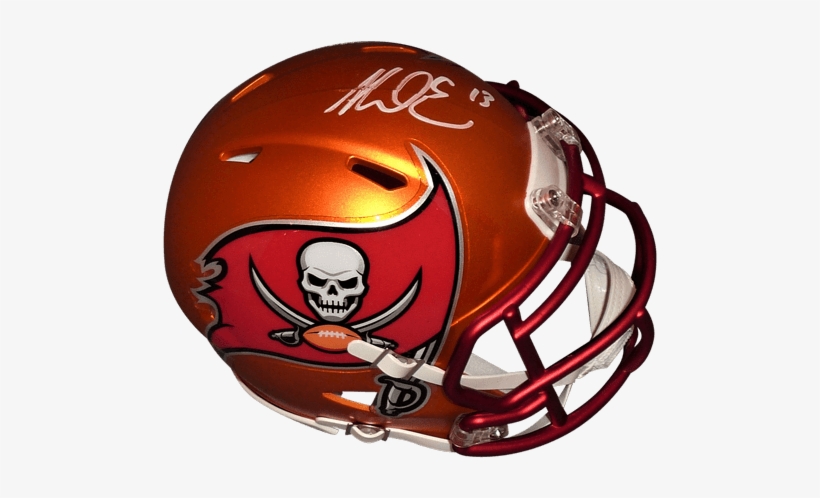 Mike Evans Autographed Tampa Bay Buccaneers Mini Helmet - Jameis Winston Autographed Helmet - Bucs F S Authentic, transparent png download