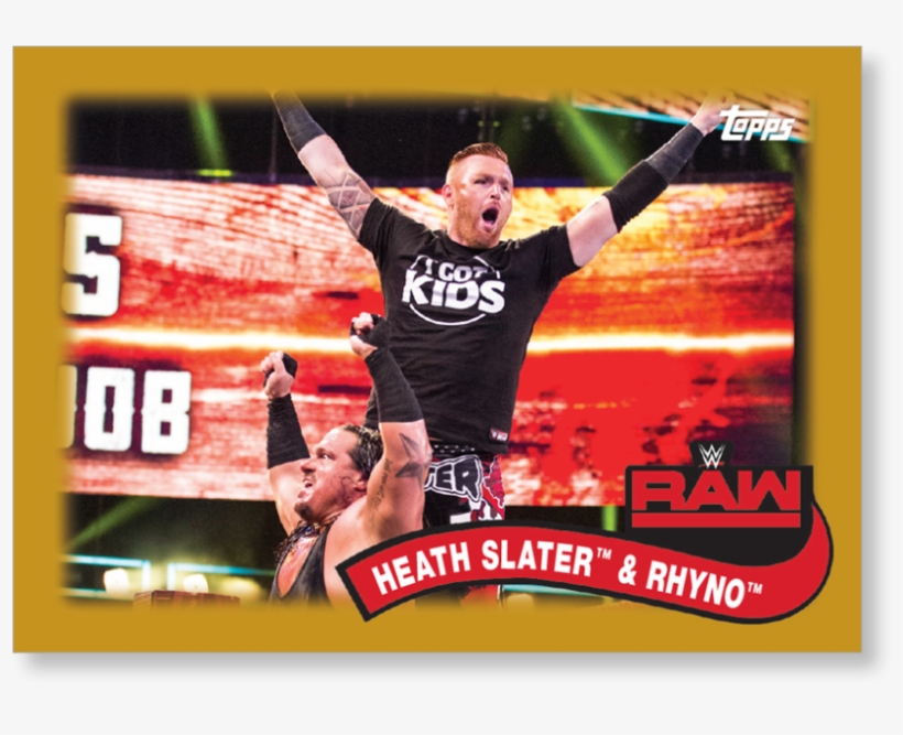 2018 Topps Wwe Heritage Heath Slater - College Softball, transparent png download