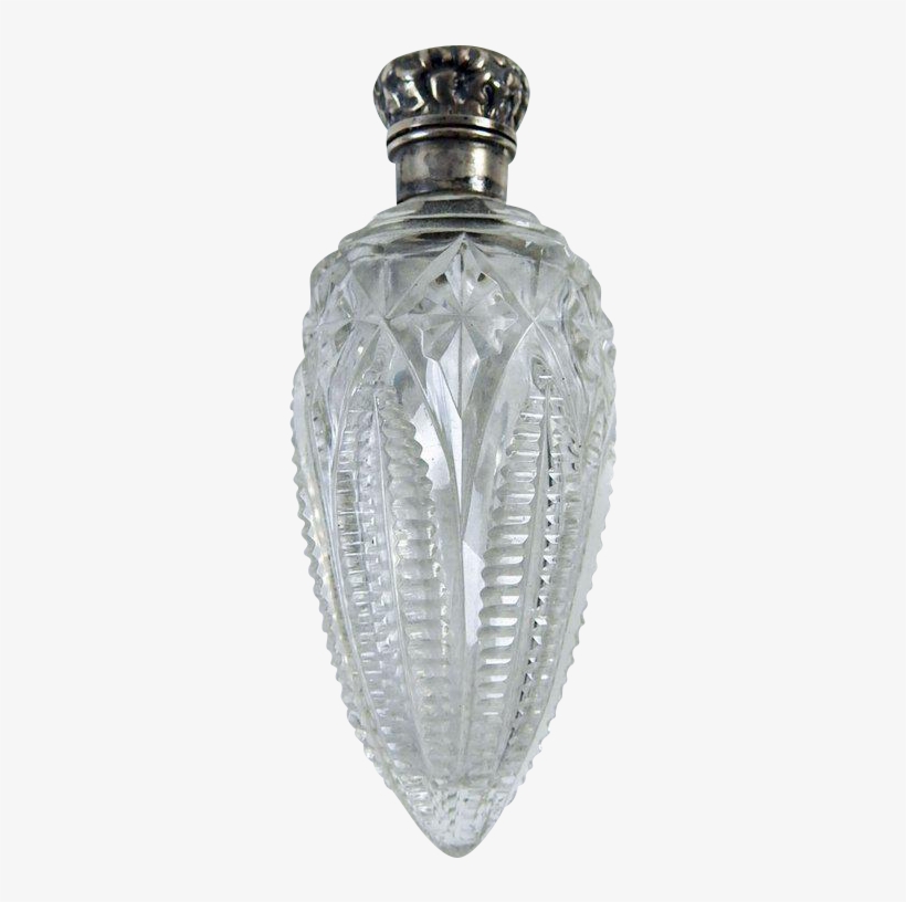 Sterling Silver Cut Crystal Perfume Bottle By Gorham - Sterling Silver, transparent png download