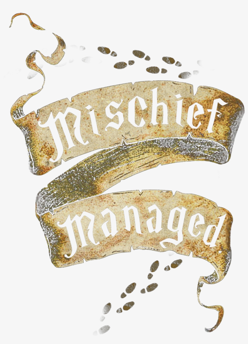 Harry Potter Mischief Managed Men's Ringer T-shirt - Ringer T-shirt, transparent png download