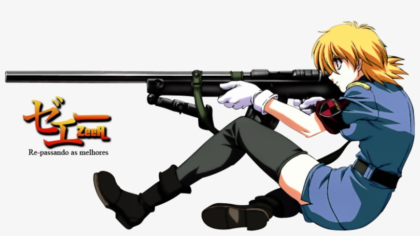 Seras Victoria Photo Victoriaseras - Pixel Art Gun Grid, transparent png download