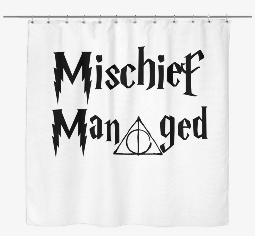 Mischief Managed Shower Curtain - Harry Potter Mischief Managed, transparent png download