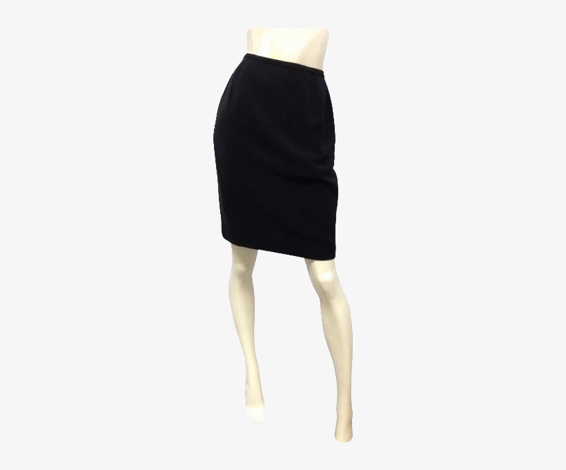 Lord And Taylor Classic Black Pencil Skirt Size - Pencil Skirt, transparent png download