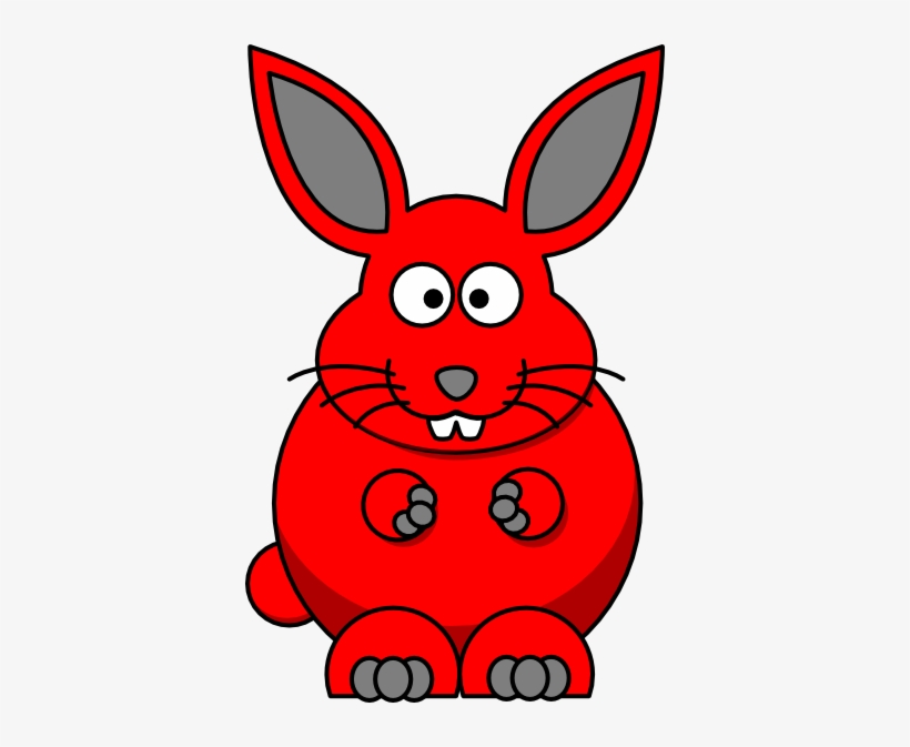 Cartoon Bunny Svg Clip Arts 378 X 593 Px, transparent png download