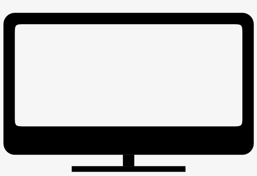 Best 2d-only Televisions - Television Icon, transparent png download