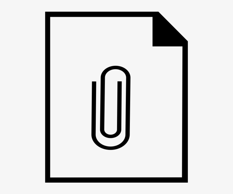 Attach Document Rubber Stamp - Document, transparent png download