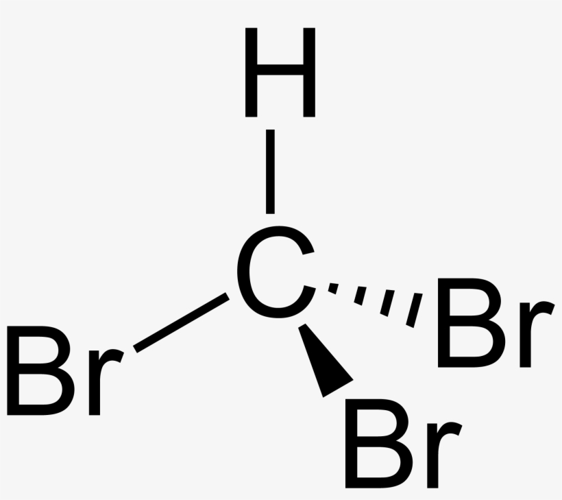 Soubor - Bromoform-2d - Chloroform Structure, transparent png download