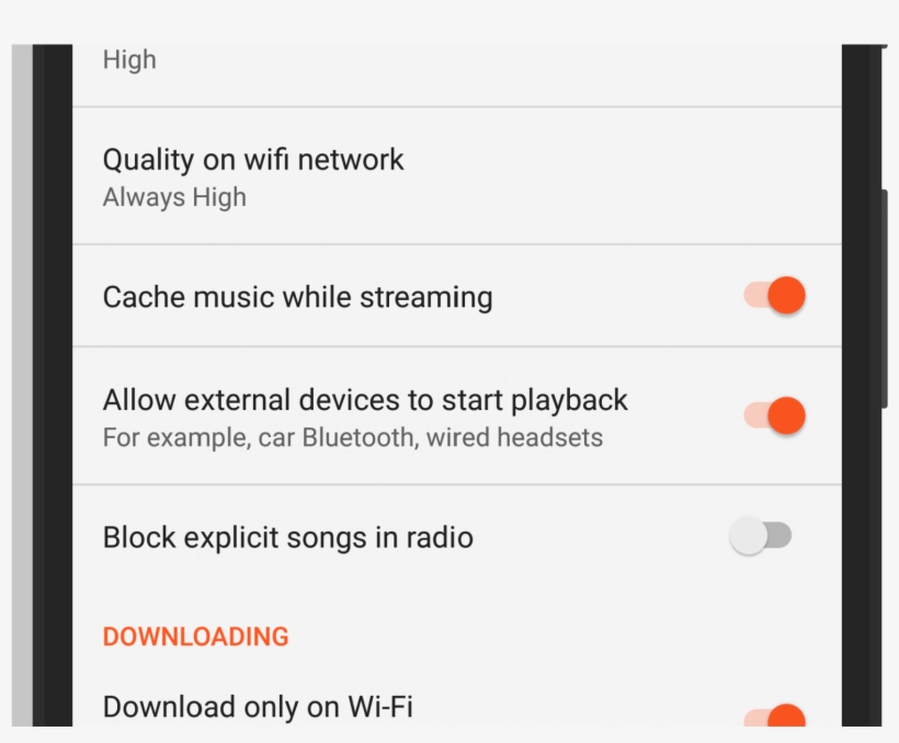 Google Play Music External Playing Toggle - Music, transparent png download