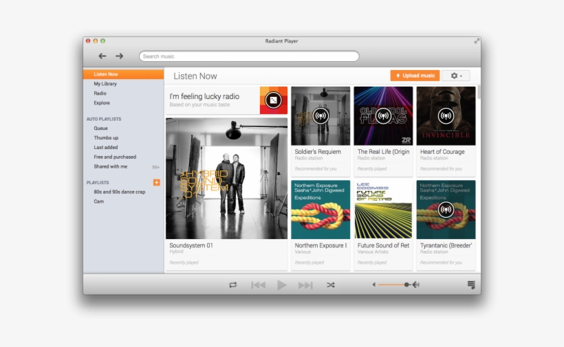 Radiant Player For Mac - Hybrid - Soundsystem 01 (soundsystem 01), transparent png download