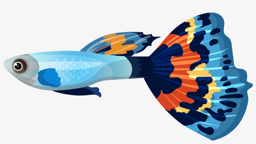 Fish Png Clip Art Image, Is Available For Free - Guppy Clipart, transparent png download