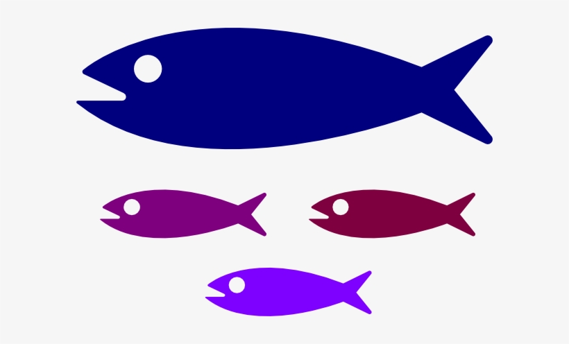 Small Medium Large Fish, transparent png download