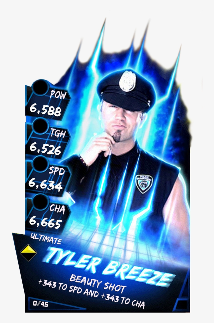 Wrestlemania Supercard Tylerbreeze R10 Summerslam Supercard - Wwe Supercard Tyler Breeze, transparent png download