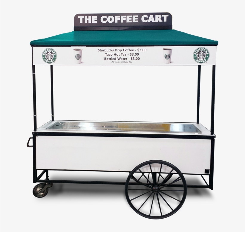 Concession Cart Case Studies Topdogcarts - Starbucks Coffee Cart, transparent png download