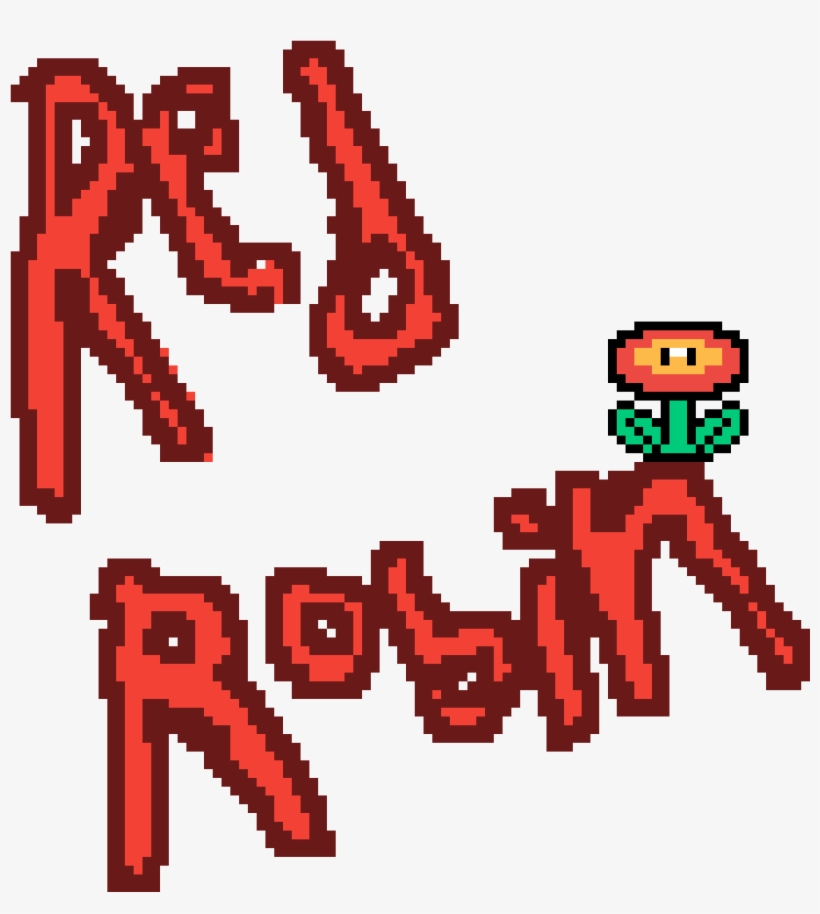 Red Robin - Mario Fire Flower, transparent png download