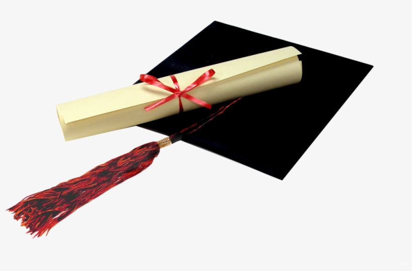 Graduation Cap And Diploma - University Degree, transparent png download