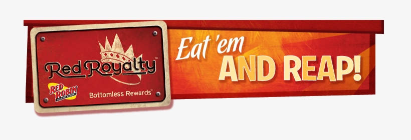 Red Robin's Red Royalty Loyalty Program - Red Robin All American Patty, transparent png download
