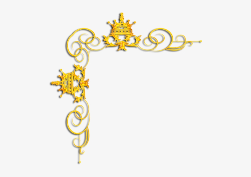 Gold Corners Золотые Уголки - Золотые Уголки Для Фотошопа, transparent png download
