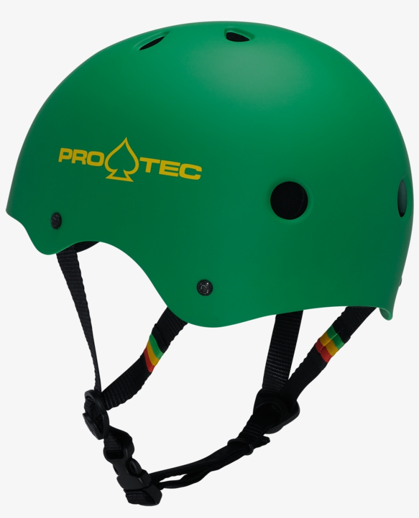 Green Rasta Skate Helmet - Protec Classic Ski Helmet - Blue, transparent png download