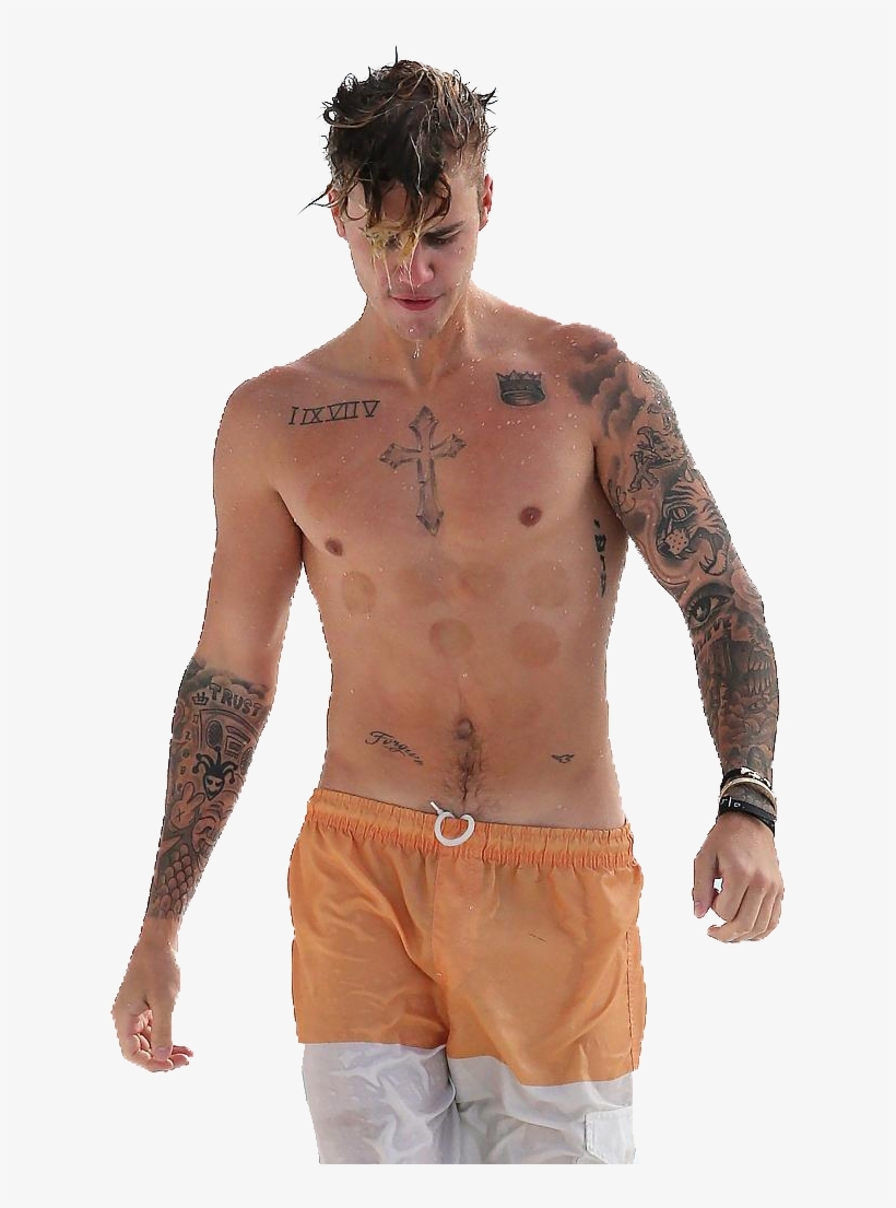 Justin Bieber Topless Png Image - Portable Network Graphics, transparent png download