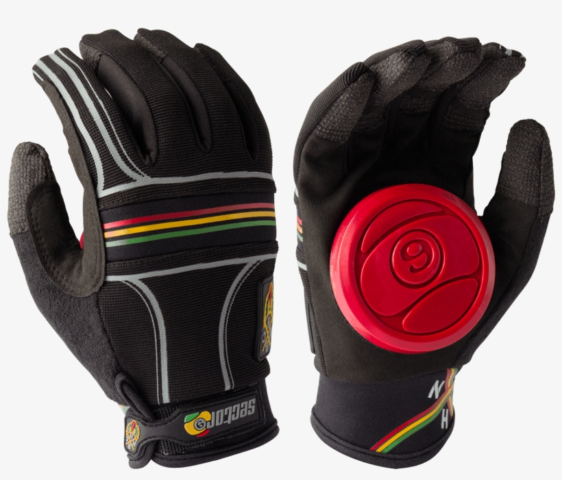 Bhnc Slide Gloves - Luvas Sector 9 Bhnc Slide Rasta, transparent png download