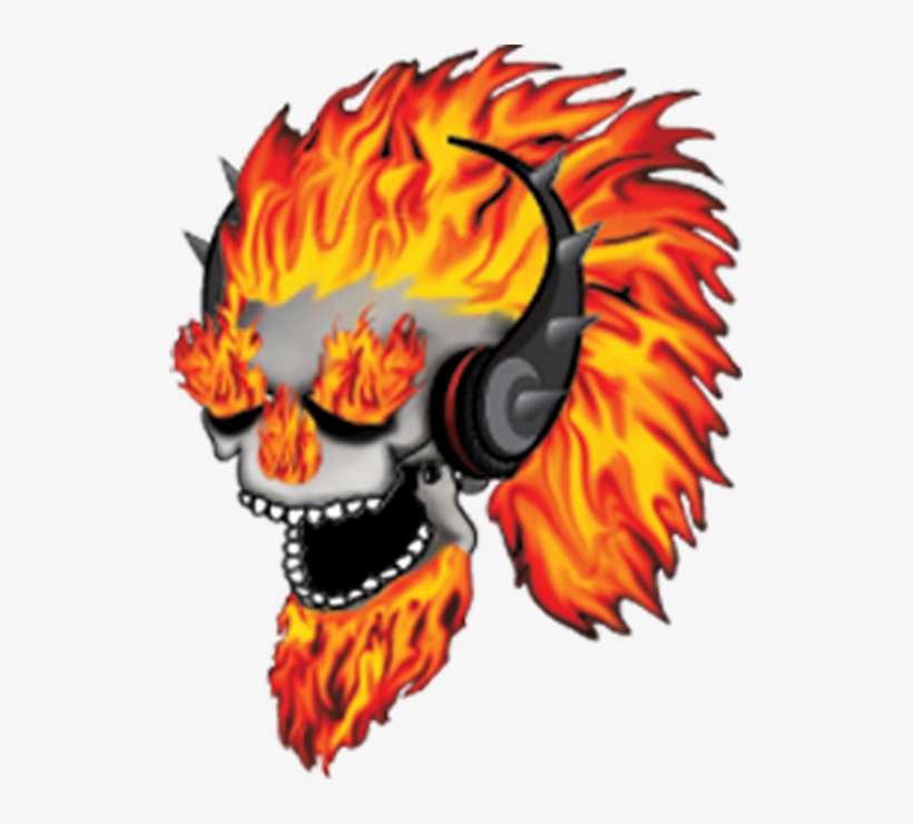 Blazing Skull, transparent png download