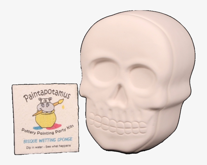 Capital Ceramics B2b Ecommerce Platform - Day Of The Dead Mask Skull - Paint Your Own Ceramic, transparent png download