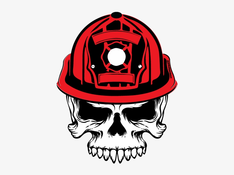 Fire Chief Skull Decal - Firefighters Skull Logo 2018, transparent png download