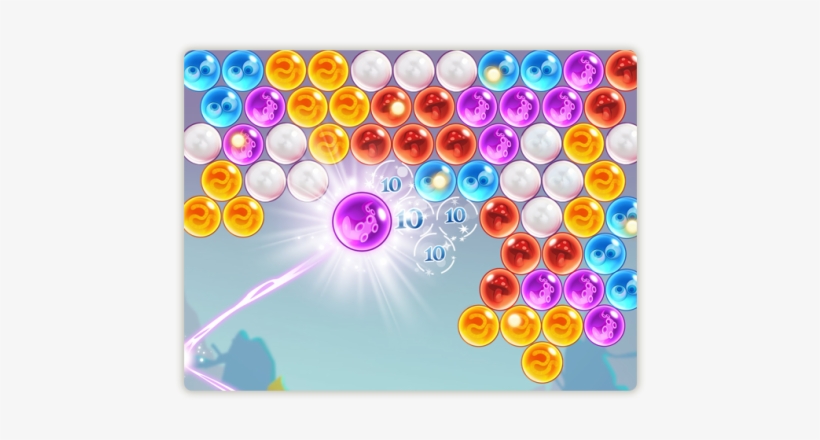 The Bubble Shooter Usually Contains Two Colored Bubbles - Bubble Witch 3 Iphone, transparent png download