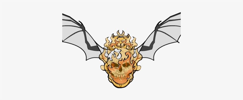 Fire Skull - Illustration, transparent png download