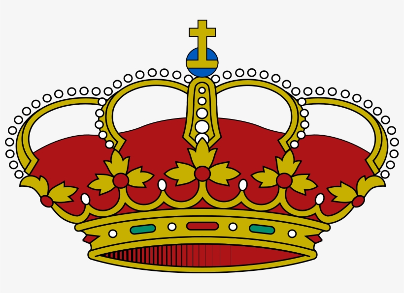 Spanish Royal Crown - Corona Para Escudo De Futbol, transparent png download