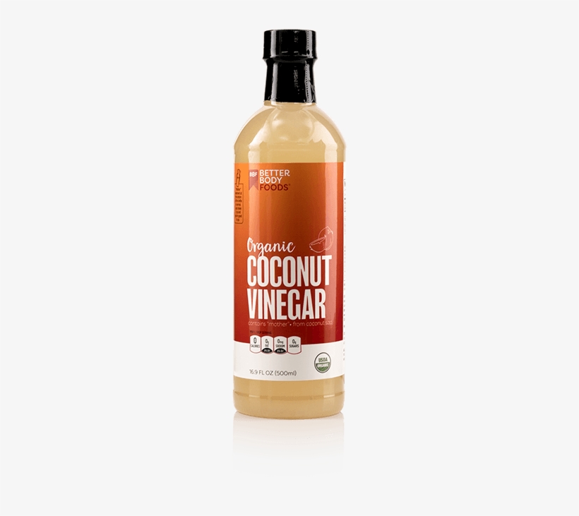 500 Ml - Betterbody Foods Coconut Vinegar 16.9 Fl Oz, transparent png download